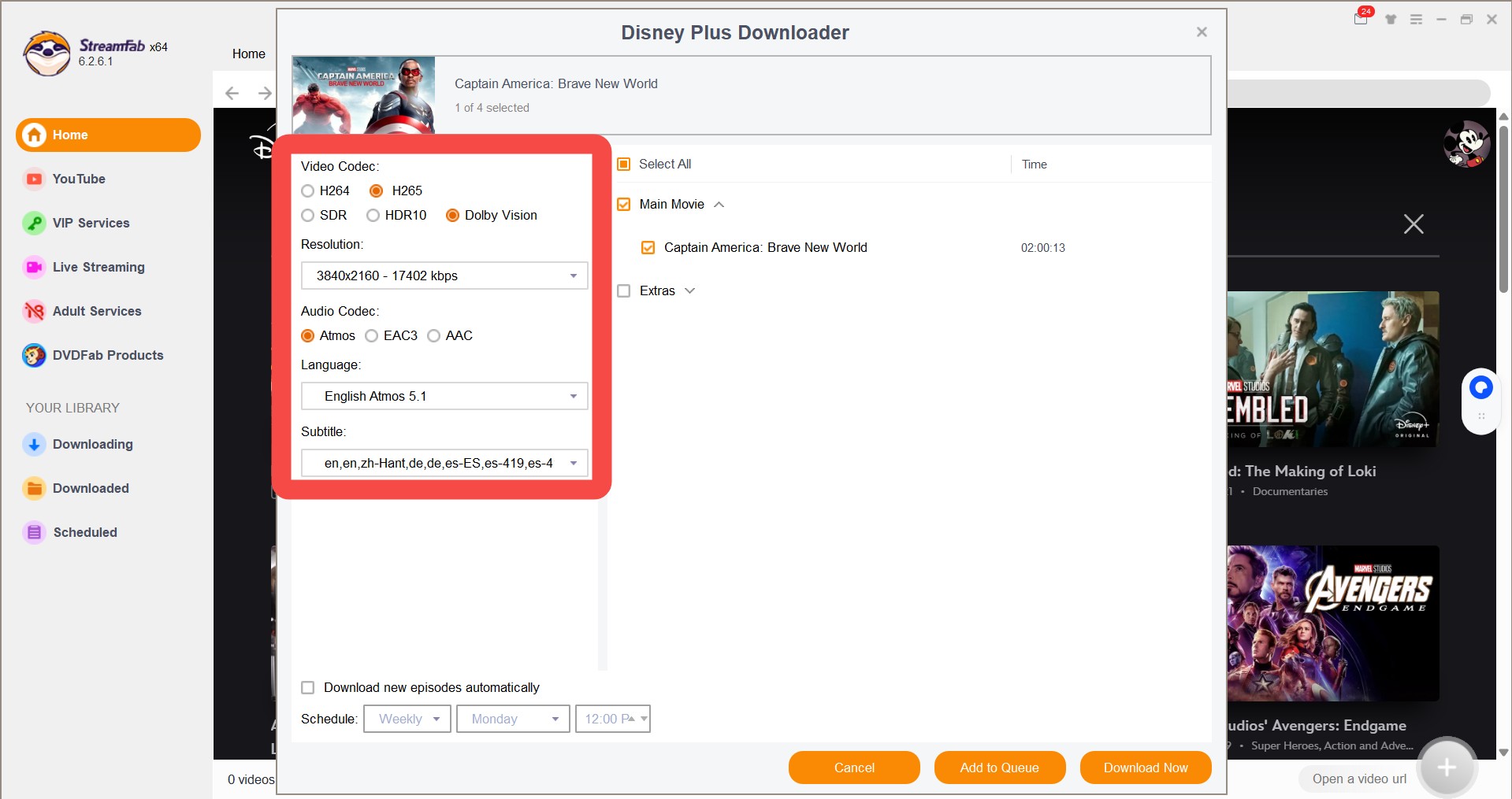 steps to watch disney plus offline with streamfab
