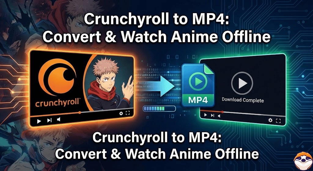 Crunchyroll to MP4 2026: Best Converter for Safe 1080p
