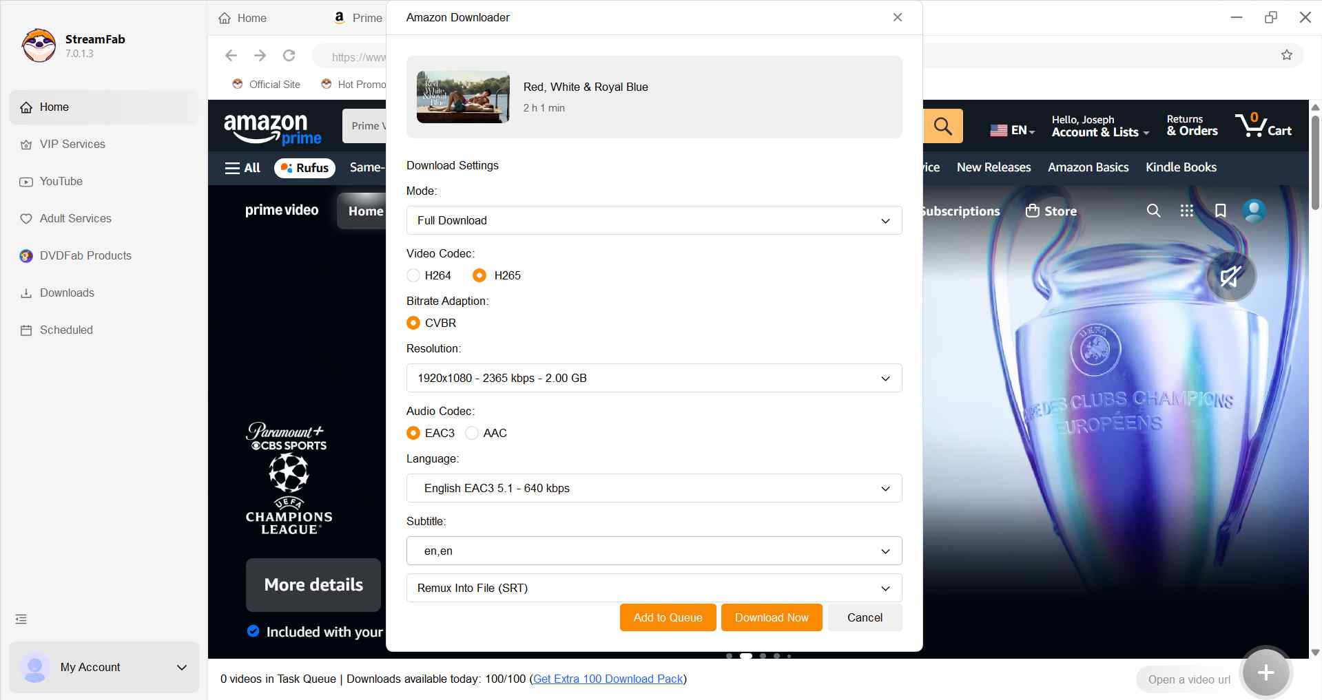 The 10 Best 4K Movies to Watch on Amazon Prime in 2026: step 3 of streamfab