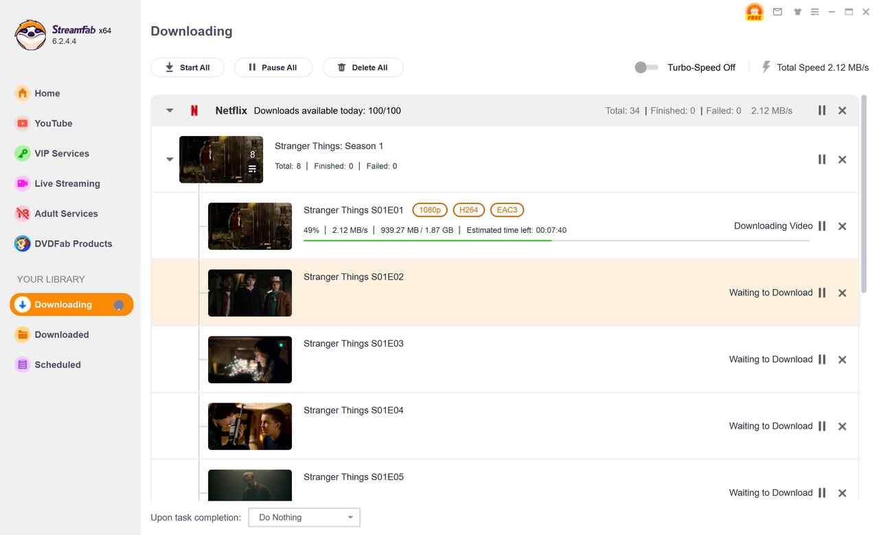 easeus alternative: StreamFab Video Downloader