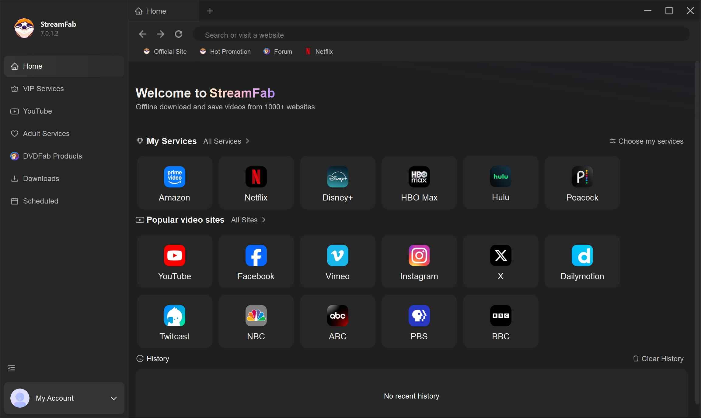 how to download 4k movies in 2026 via streamfab step 1
