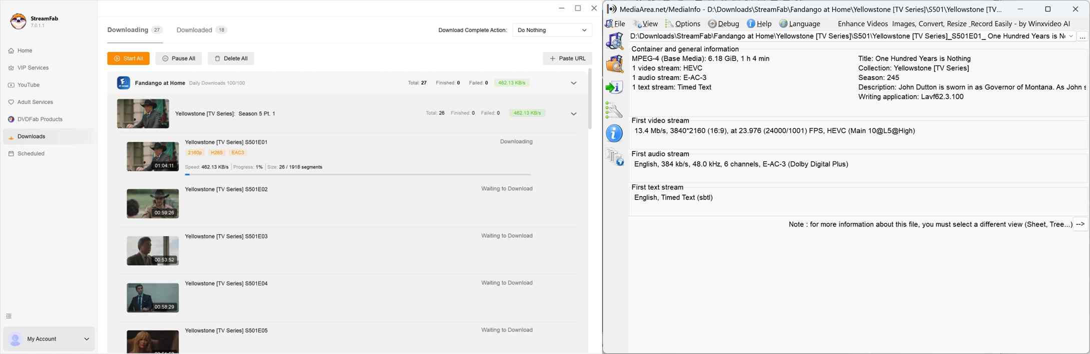 how to download fandango at home titles on pc devices via streamfab: step 4