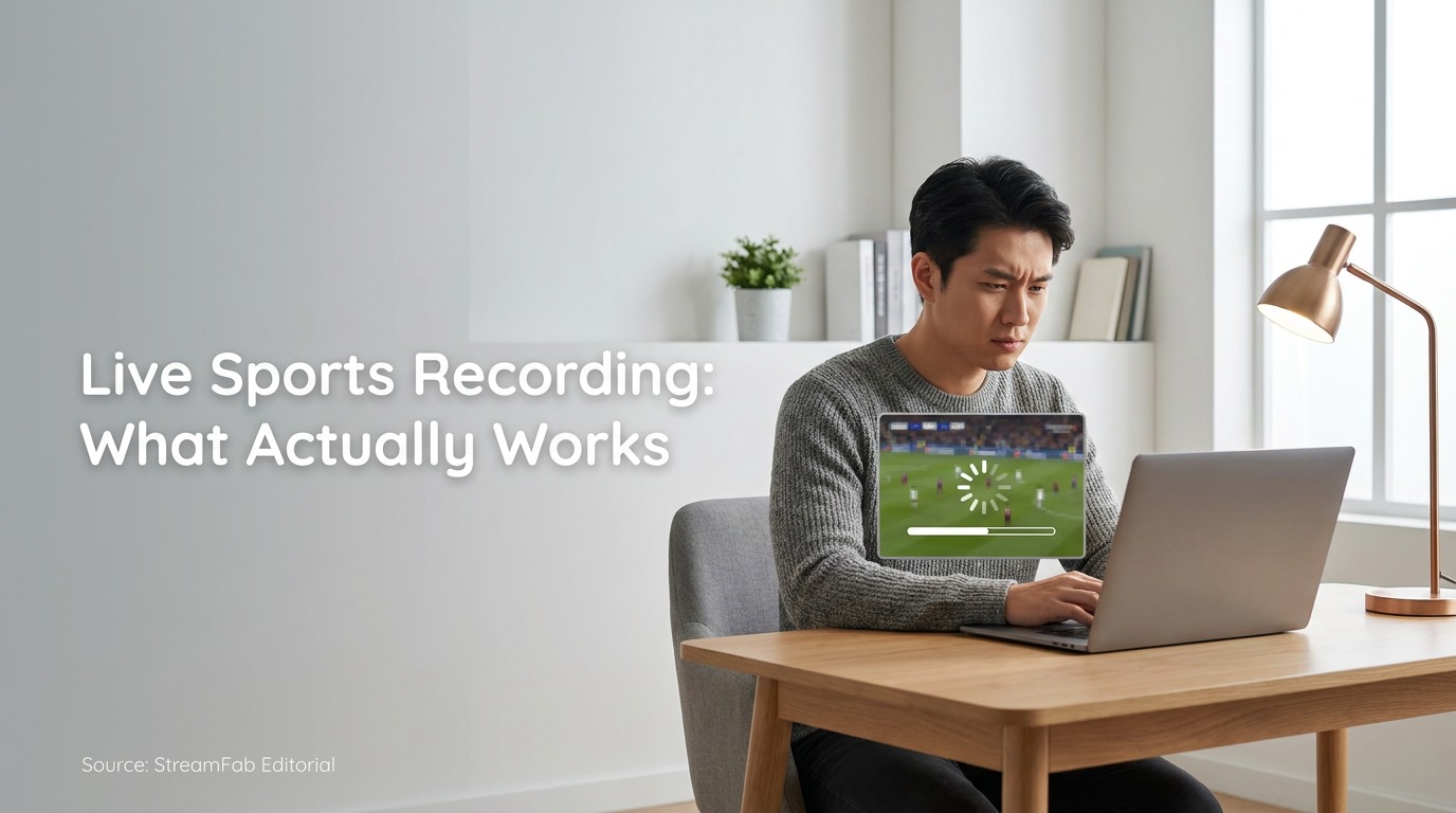 Recording live sports streams