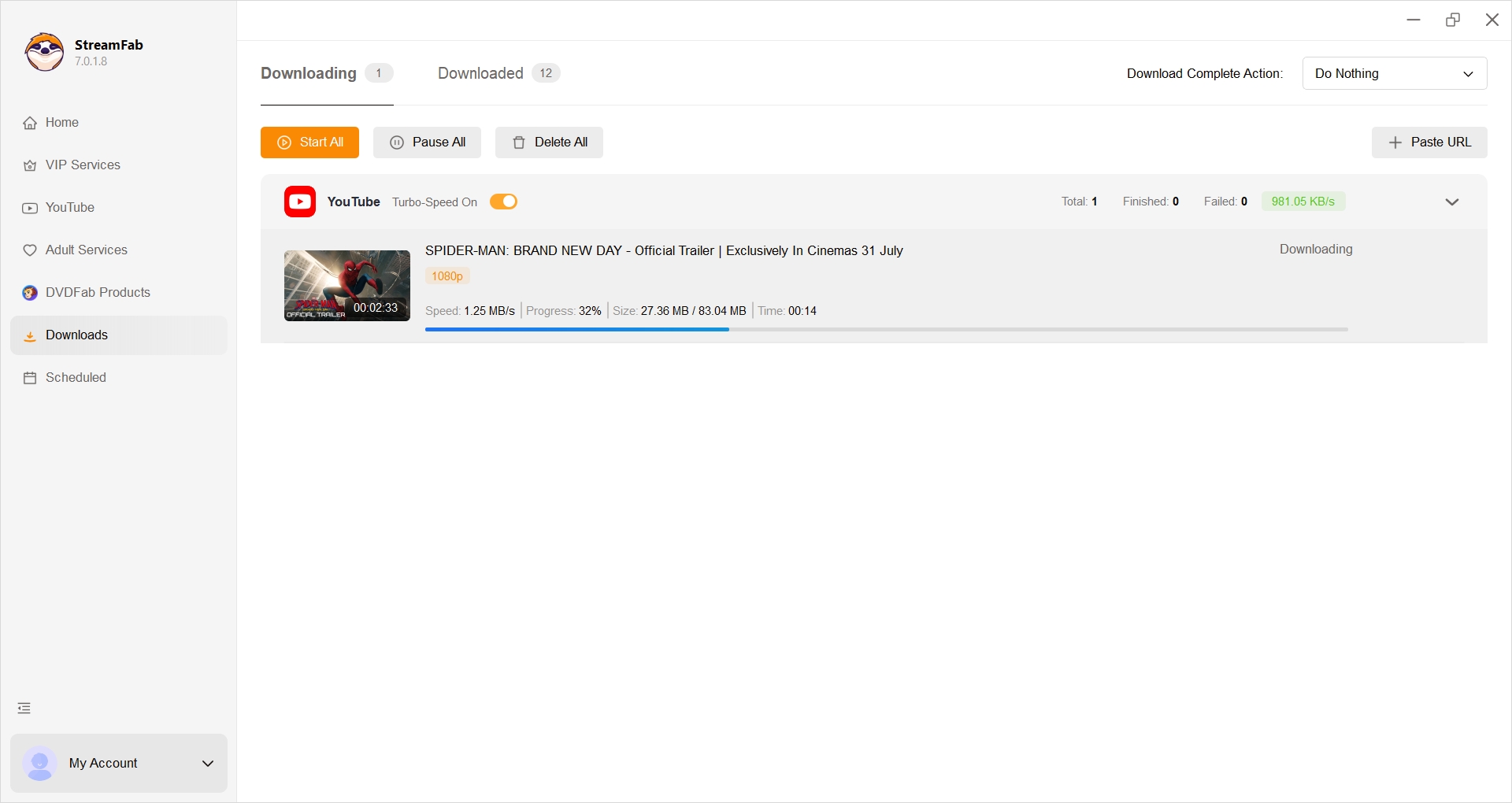 StreamFab Video Downloader step 3