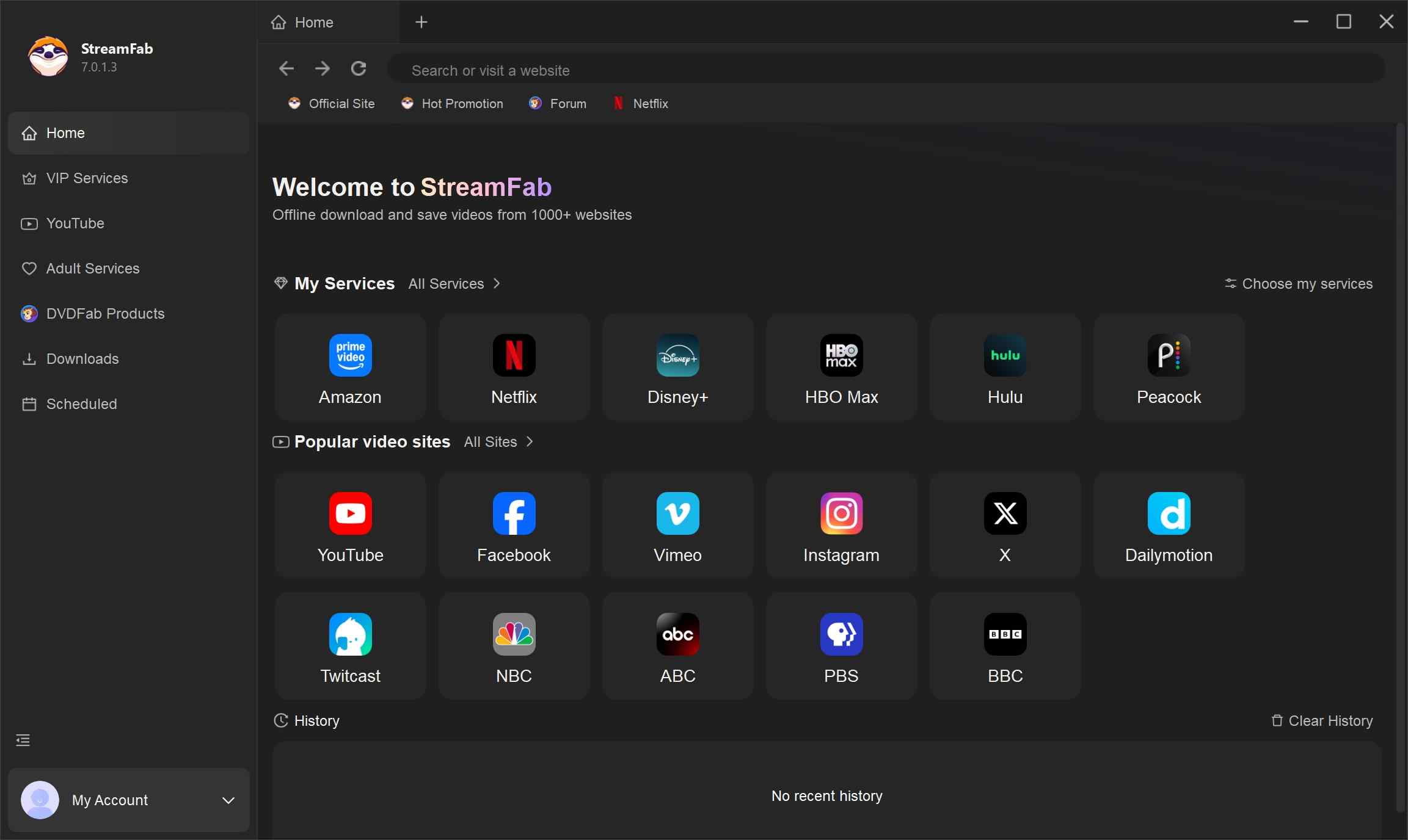 how to download myanmar movies with streamfab video downloader: step 1