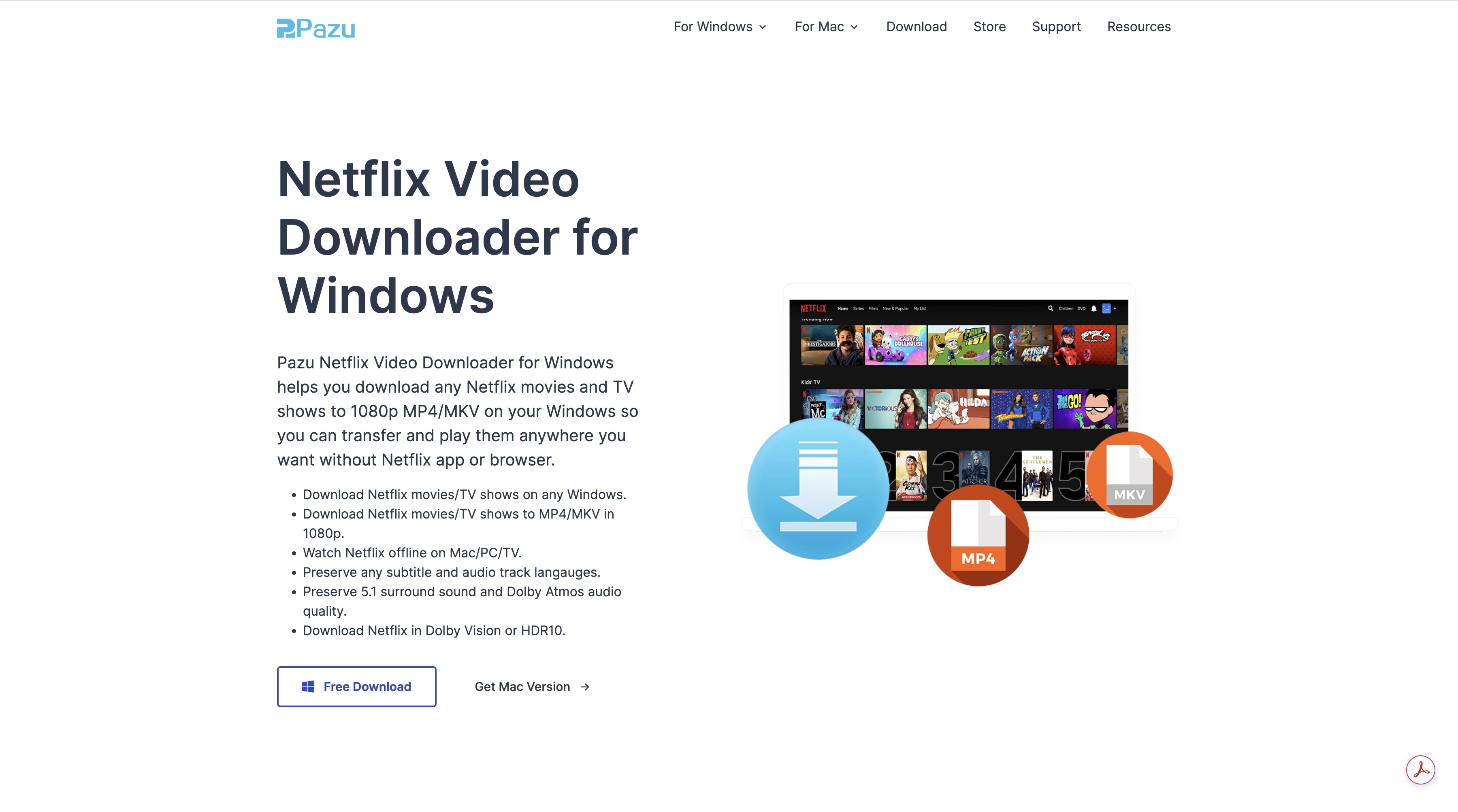 pazu netflix video downloader