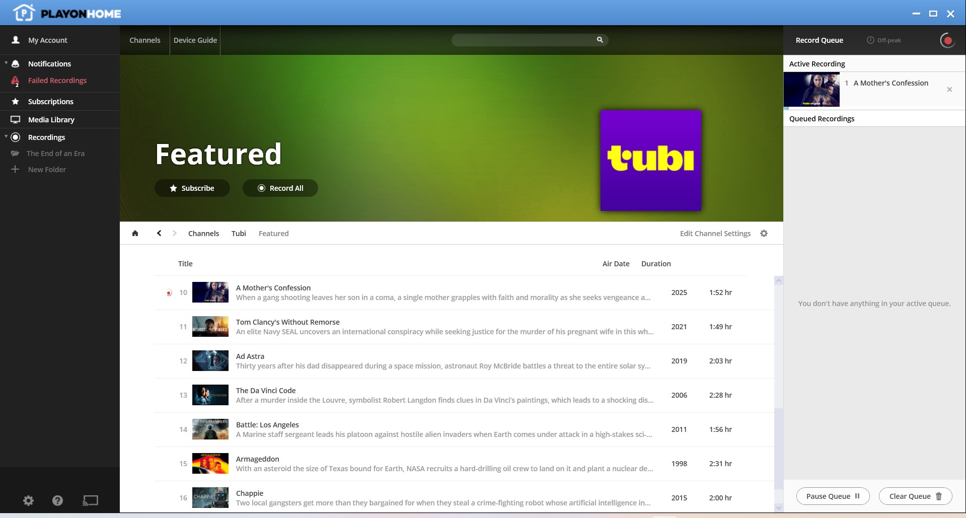 rip tubi videos with playon