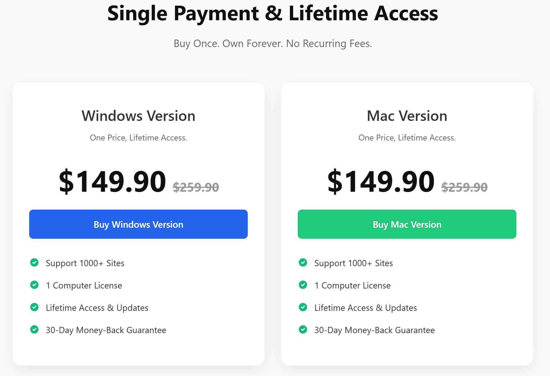 tunepat reviw: price