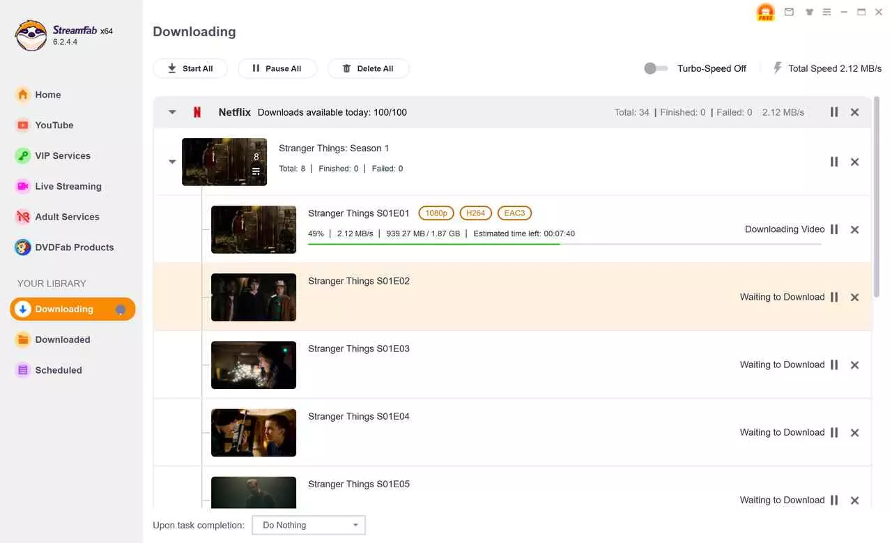 yt saver not working: use streamfab instead step 3