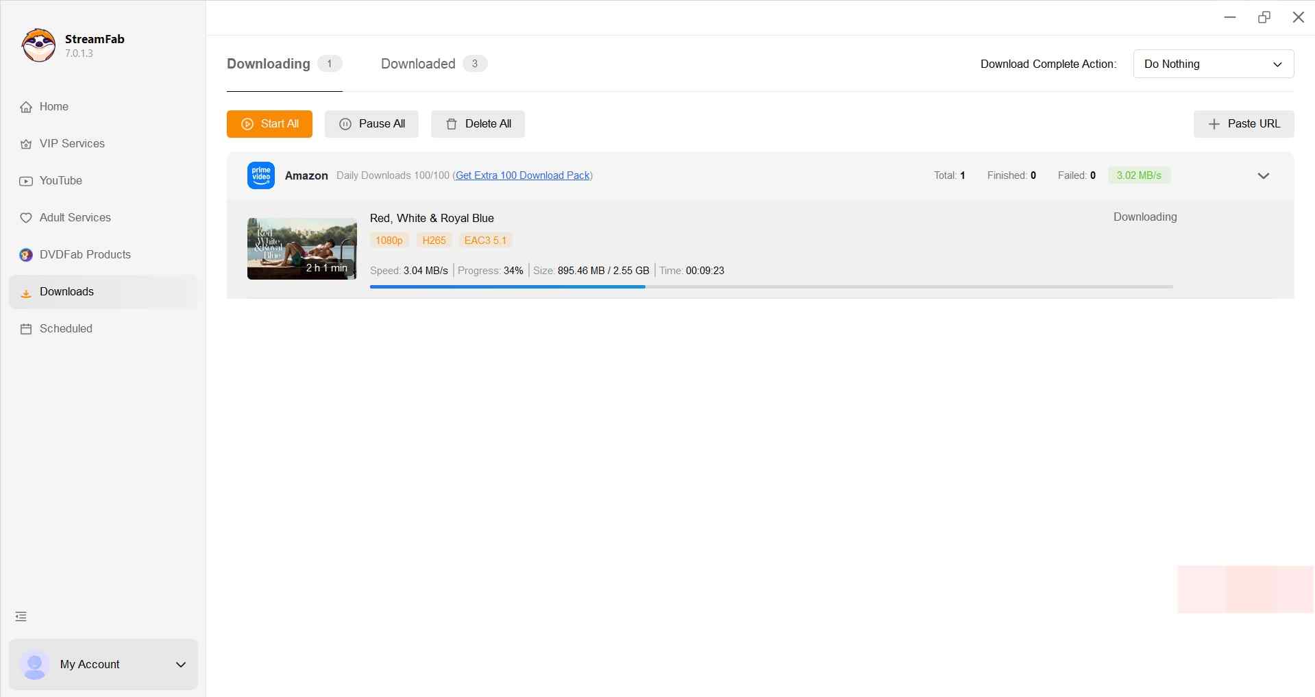 best amazon video downloader review: comment utiliser StreamFab Amazon Downloader étape 3