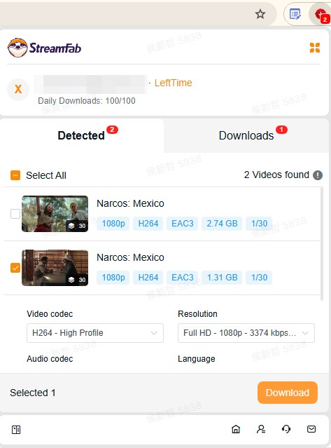 StreamFab Chrome Extension —— 配信サイトに強い専門家