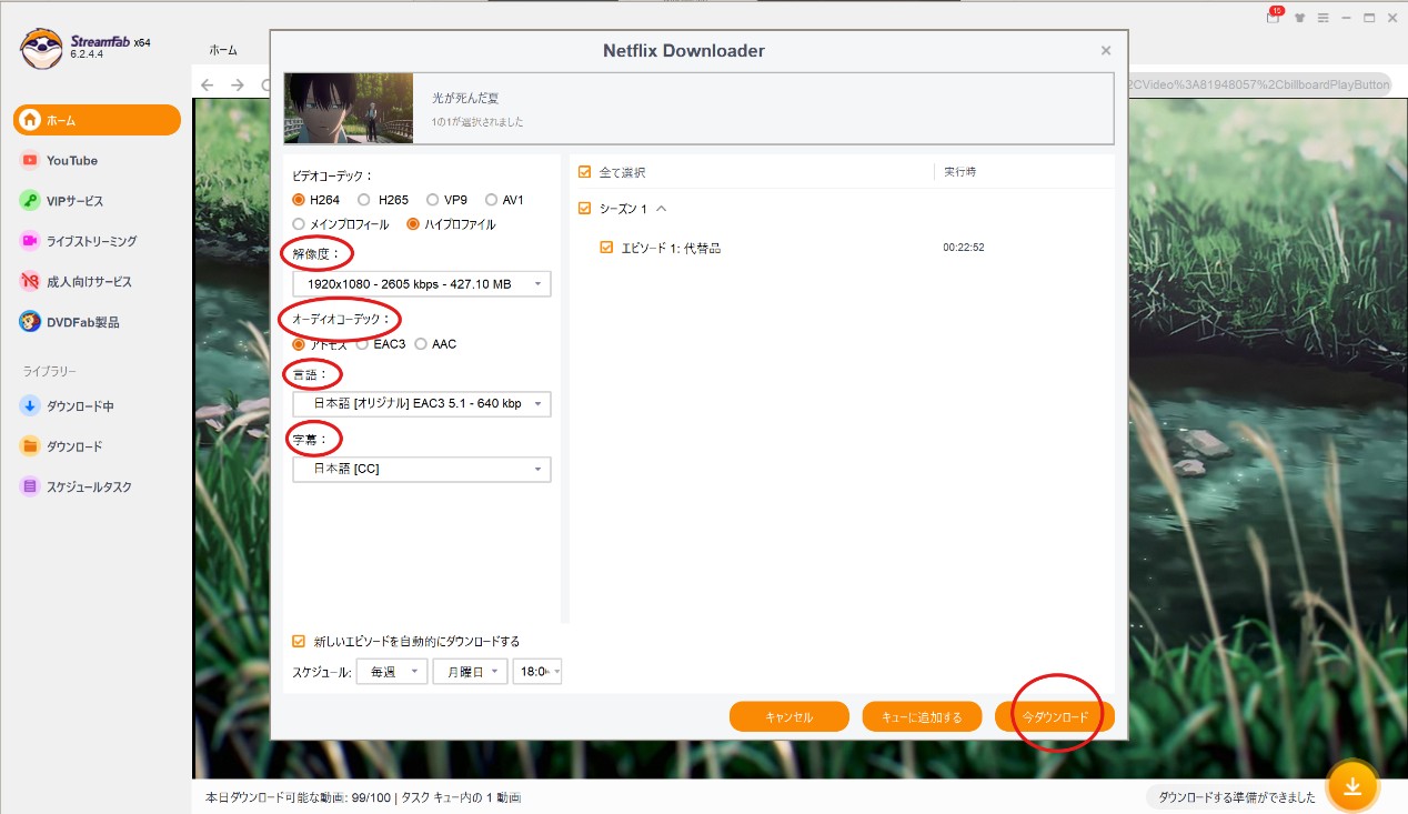 Streamfab Netflix 下載器的使用方法